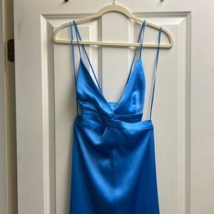 Blue Zara midi Dress